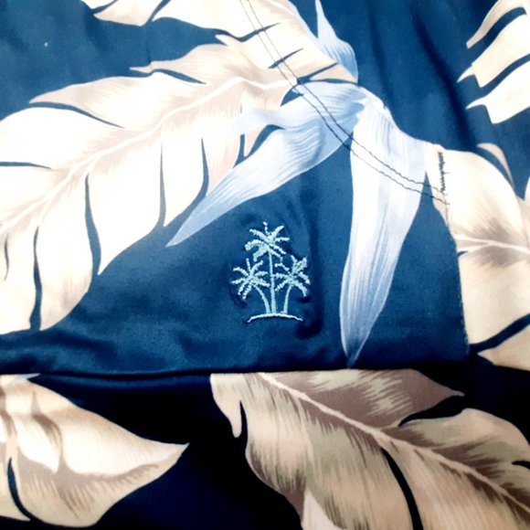 Boca Islandwear Mens Long Sleeve Hooded Zip Shirt Size XL Multicolor Floral - Picture 4 of 8